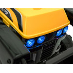 Elektrický traktor s lyžicou G320 - žltý